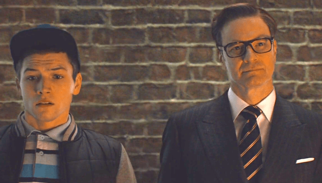 Kingsman - The Secret Service (2014), Taron Egerton, Colin Firth