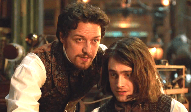 Victor Frankenstein (2015), James McAvoy, Daniel Radcliffe 