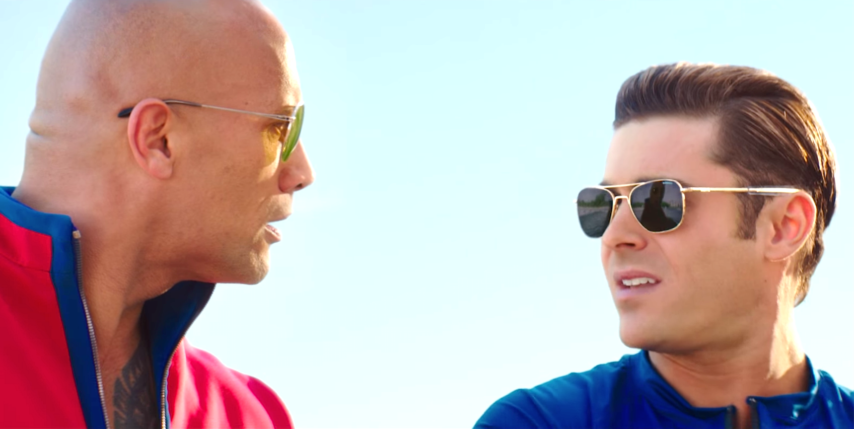 Baywatch (2017), Dwayne Johnson, Zac Efron