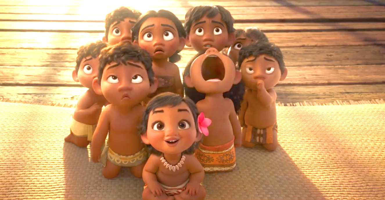 Moana (2016) Cute Baby Moana
