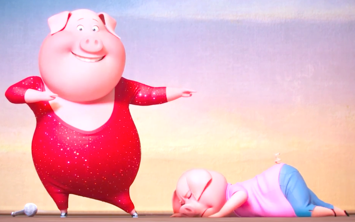 Sing (2016), Singing & Dancing Pigs