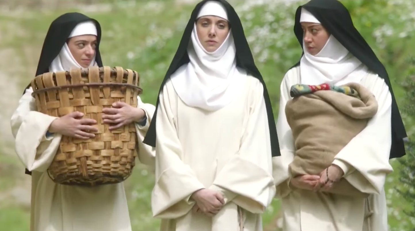 The Little Hours (2017), Kate Micucci, Alison Brie, Aubrey Plaza