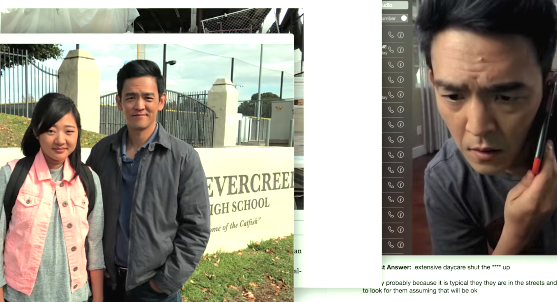 Searching (2018), Michelle La, John Cho