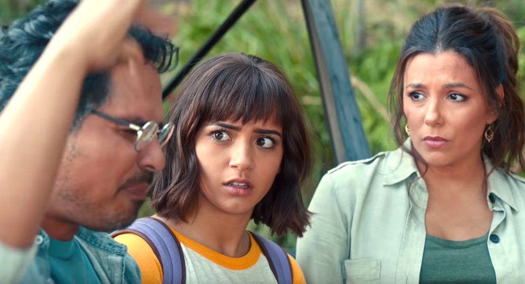 Dora And The Lost City Of Gold (2019), Michael Peña, Isabela Moner, Eva Longoria