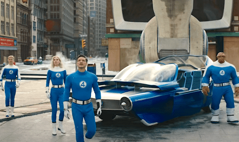 The Fantastic Four – First Steps (2025), Joseph Quinn, Vanessa Kirby, Pedro Pascal, Ebon Moss-Bachrach, Marvel Entertainment
